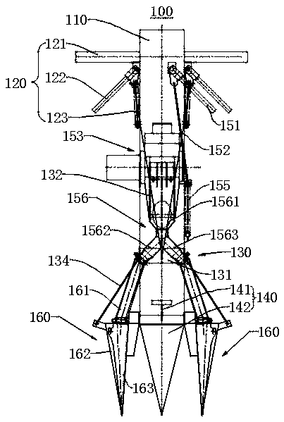 Tobacco seedling transplanting and measured fertilizer applying machine