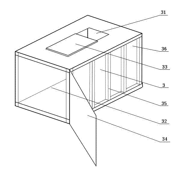 Large-sized underground sealing-type garbage collection device