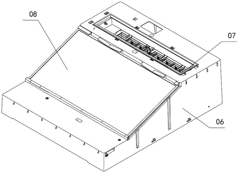 Hood air conditioner indoor unit and refrigeration range hood having same