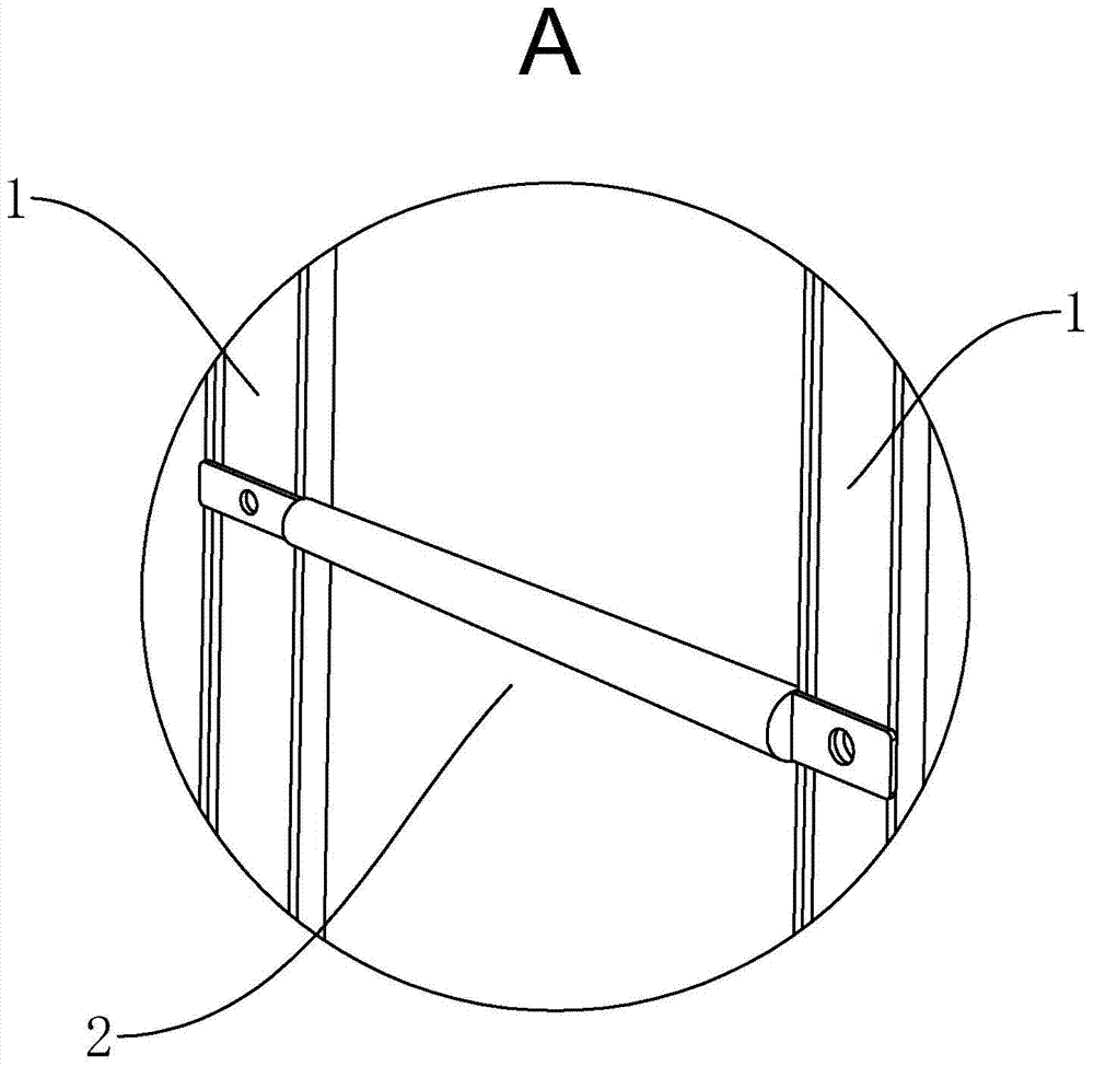 Building formwork pull rod