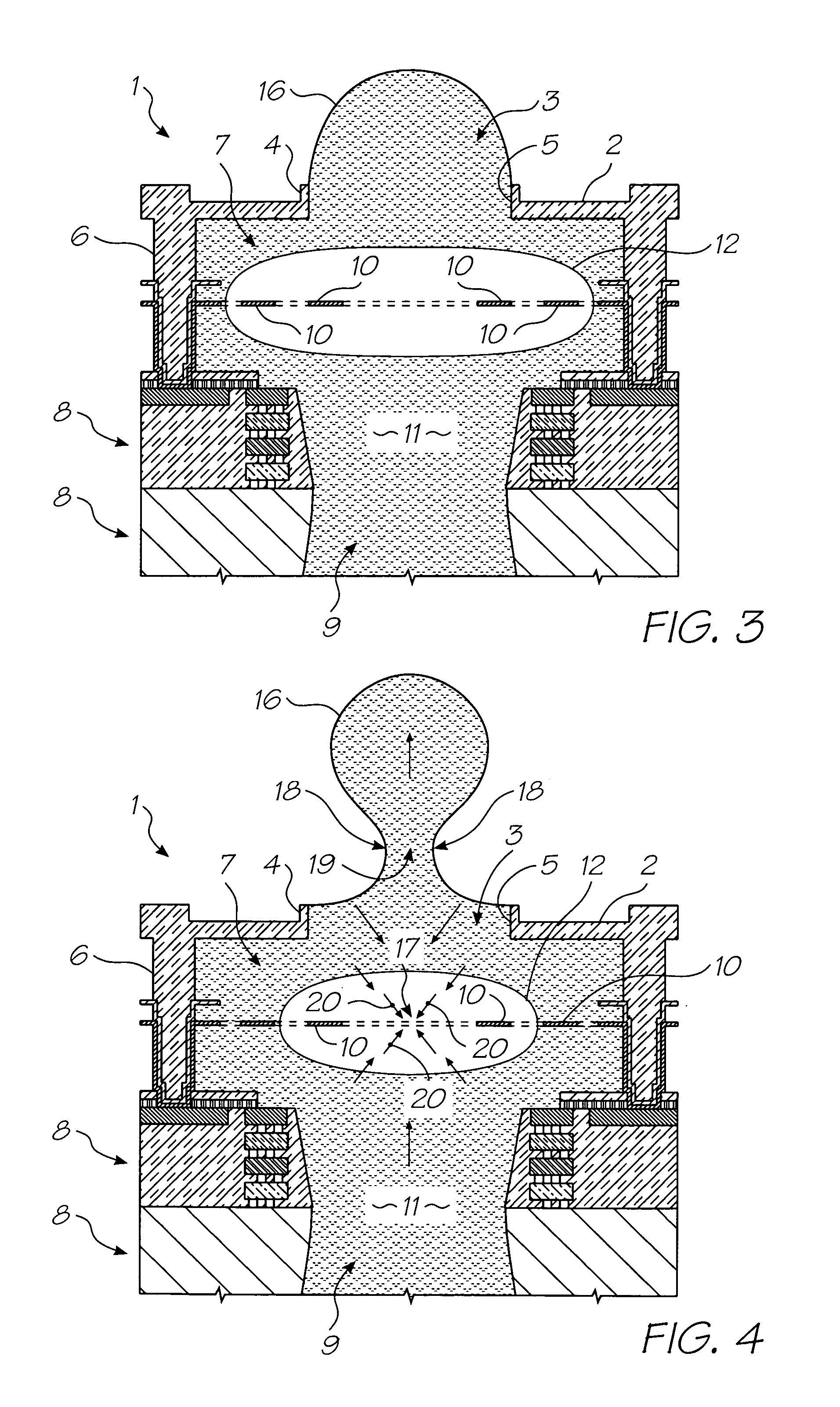 Printhead integrated circuit having heater elements with high surface area