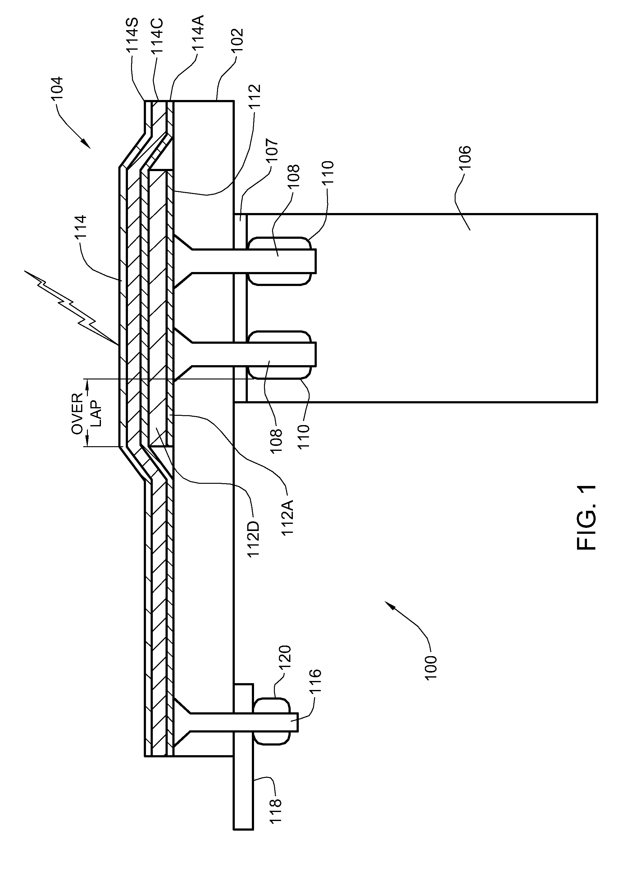 Lightning protection system for composite structure