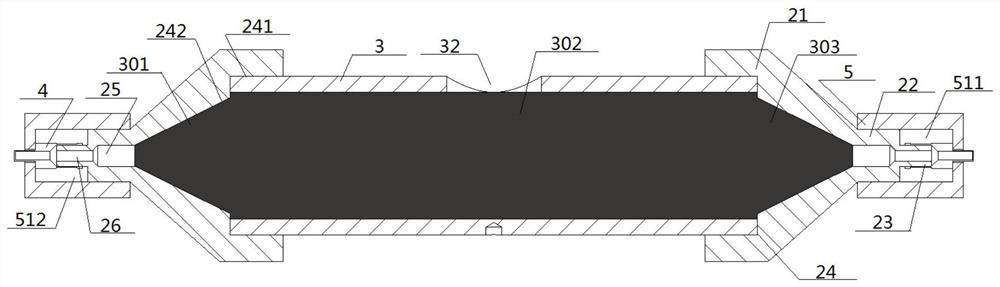 A kind of backrest type fiber preparation tank