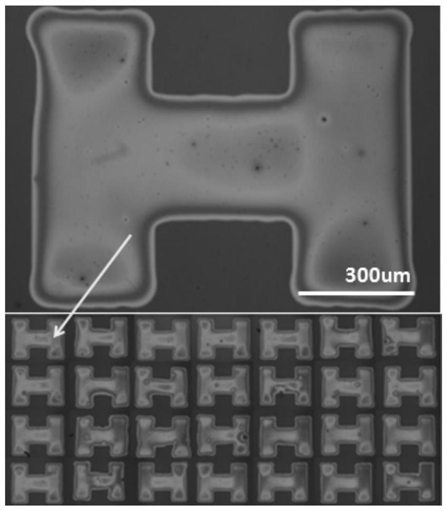 A kind of high temperature annealing method of patterned thin film