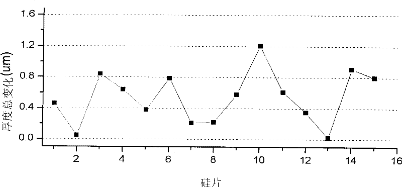 Technique for processing silicon chip