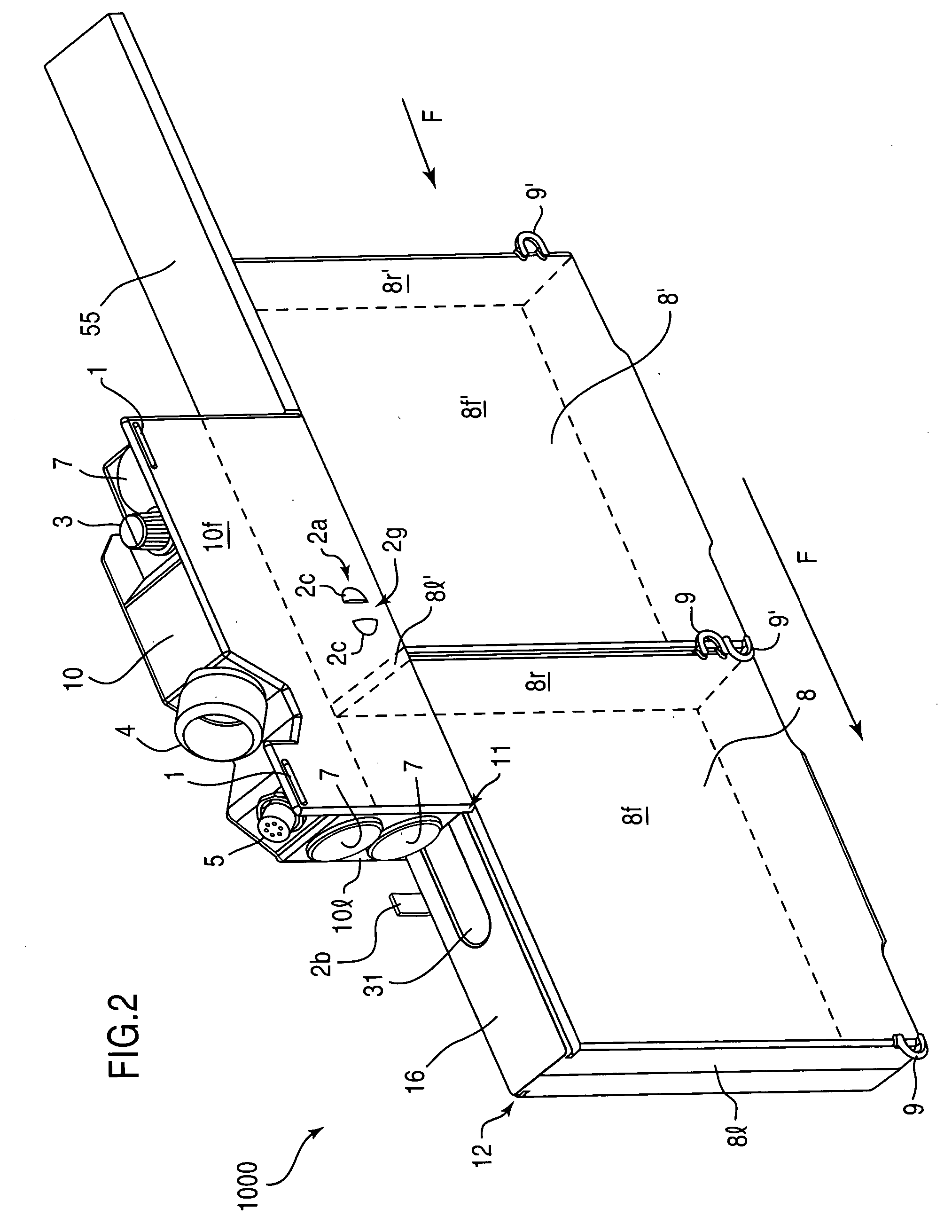Thin profile air purifying blower unit and filter cartridges, and method of use