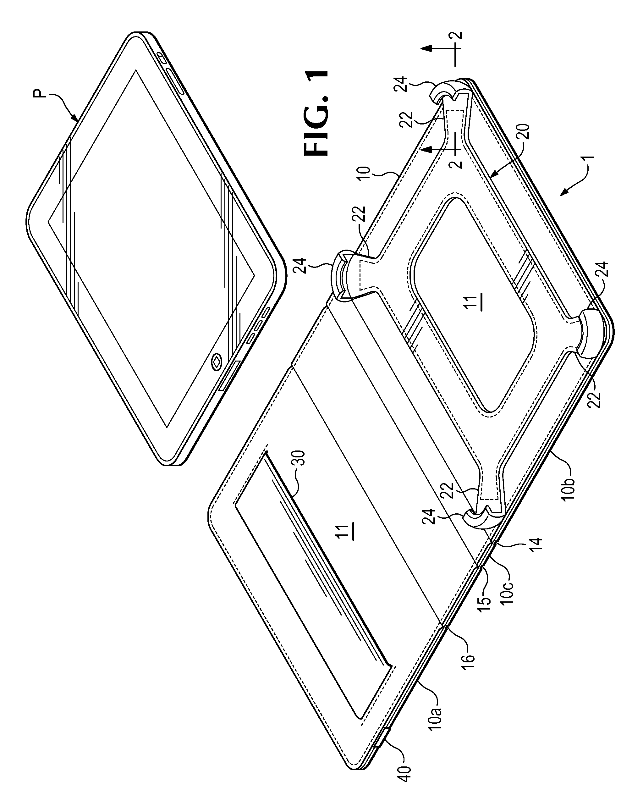 Cover for portable electronic device
