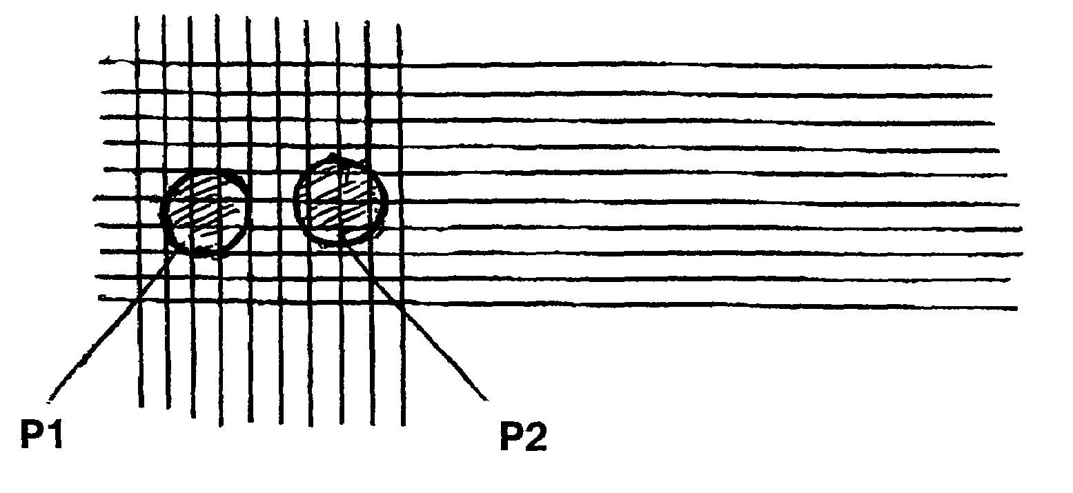 Digital optical measurement of particle populations using reduced magnification