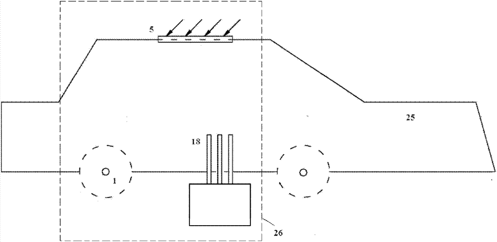 Solar heat pipe vehicle-mounted heat pump air conditioning system based on vortex tube