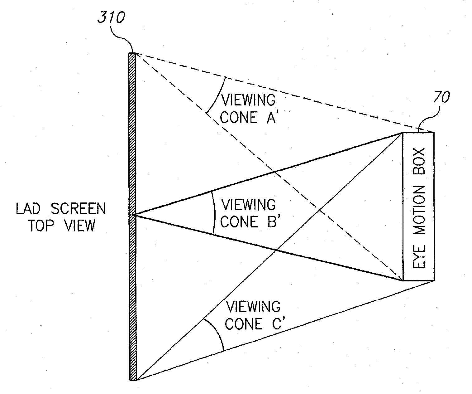 Electronic display designed for reduced reflections