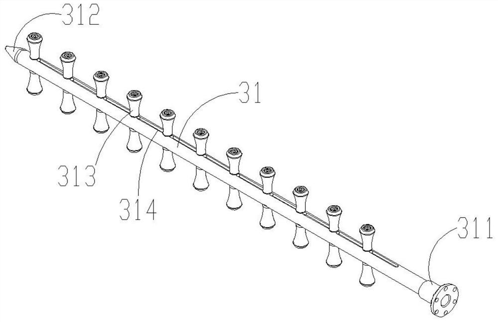 A translational multi-point clamping picking device for wolfberry picking