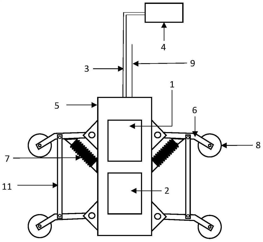 Apparatus and method for measuring borehole shape