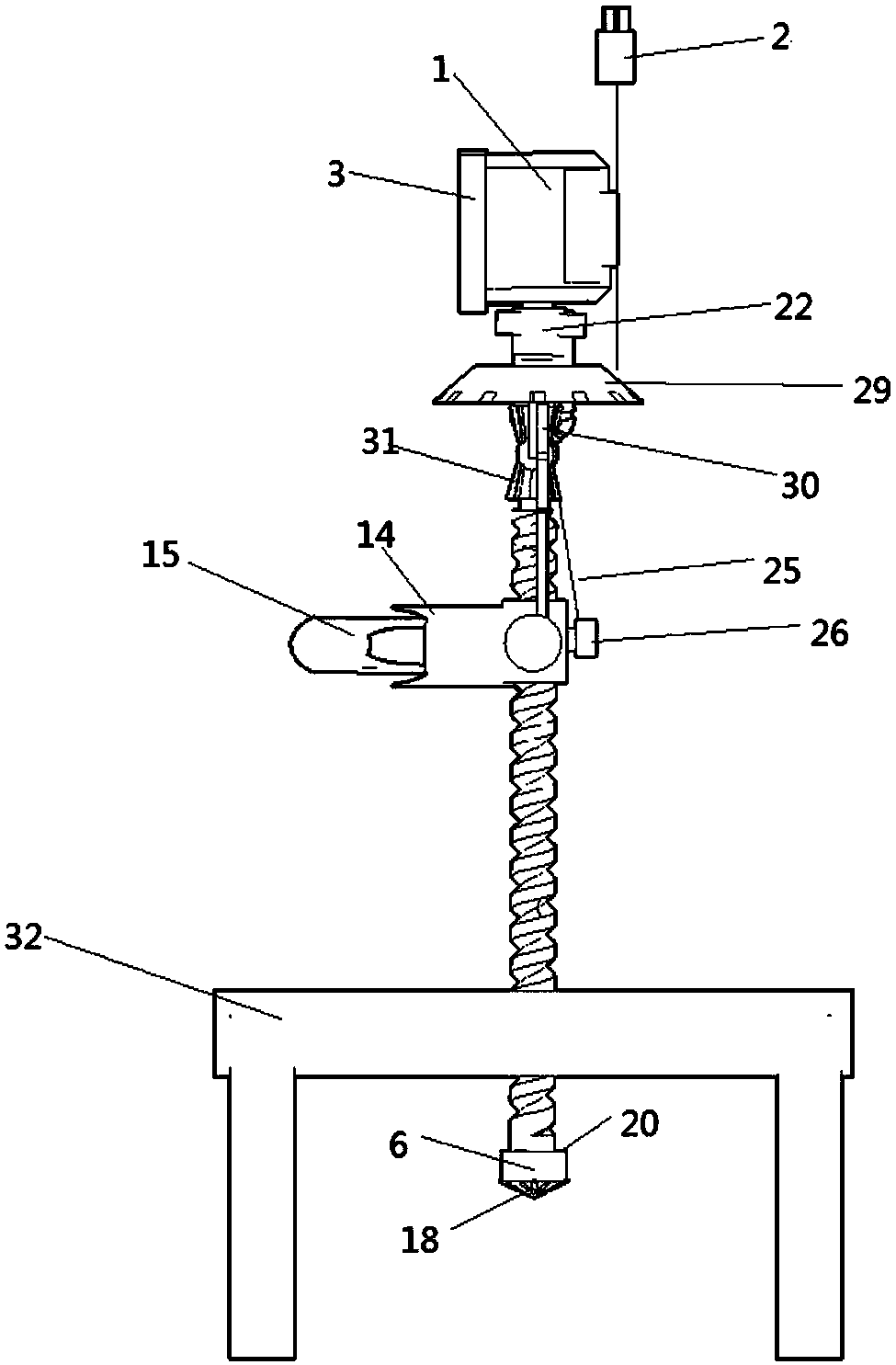 A PLC-based dual-spring rotary coconut meat digging device and its working method