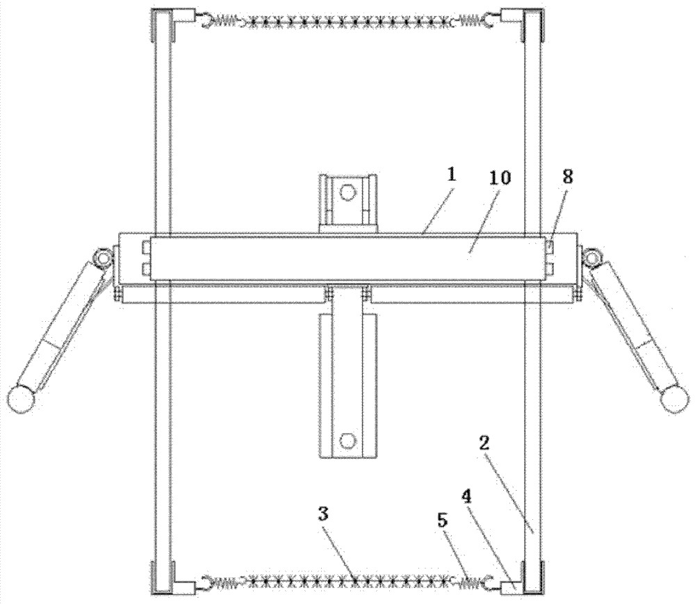 Cattle-expelling device for scraper-type manure cleaning machine