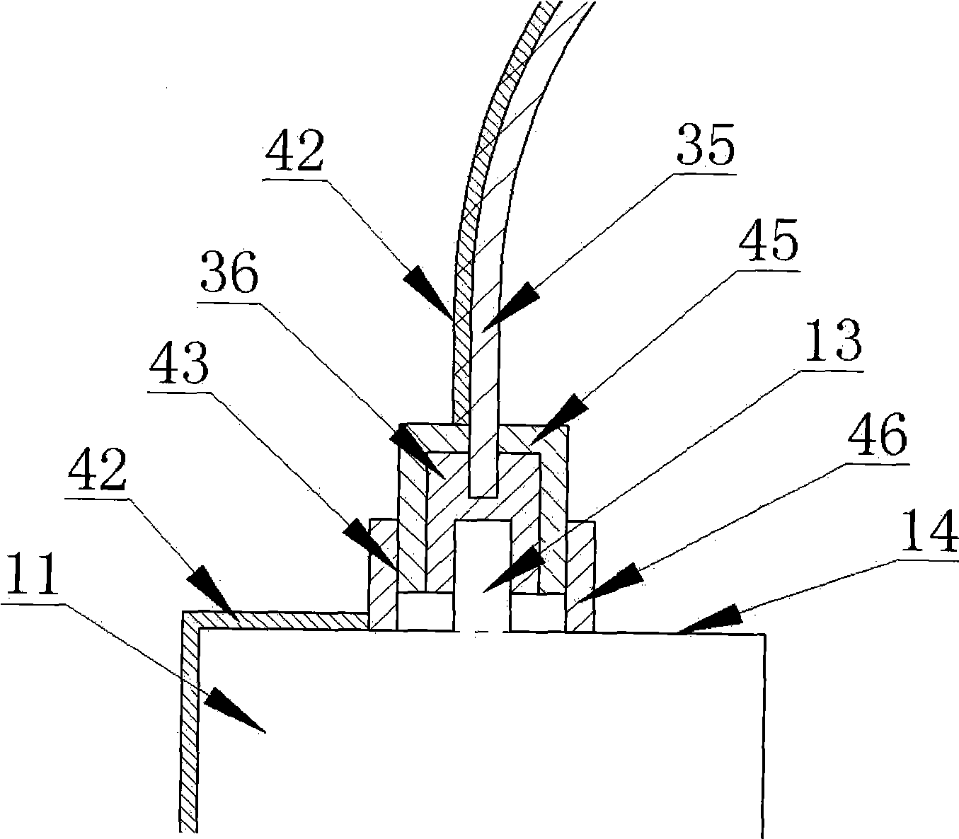 System for testing rotation and vibration performance of inertia device