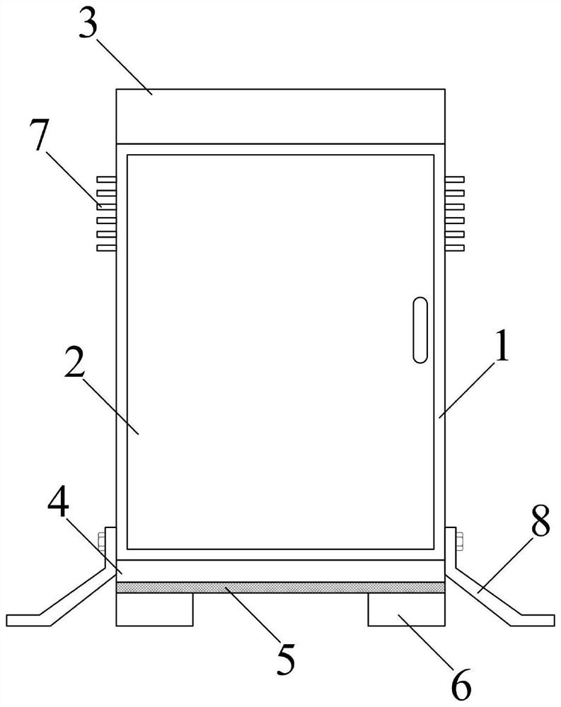 Intelligent fire fighting cabinet with efficient heat dissipation mechanism for building fire fighting