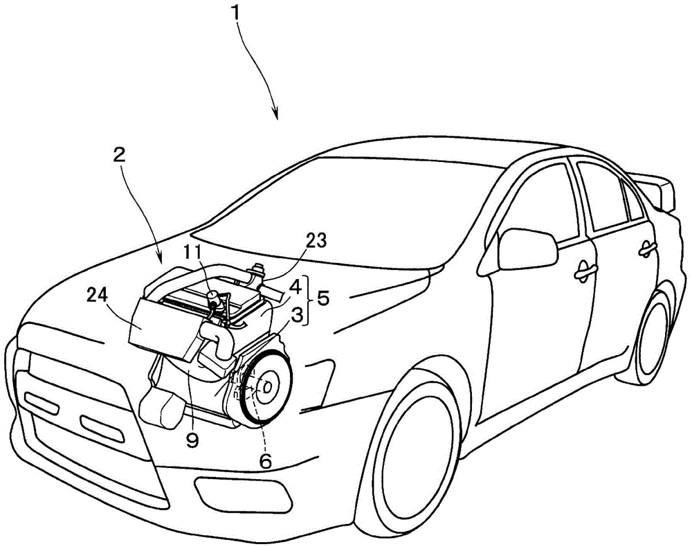 Internal combustion engine used for vehicle