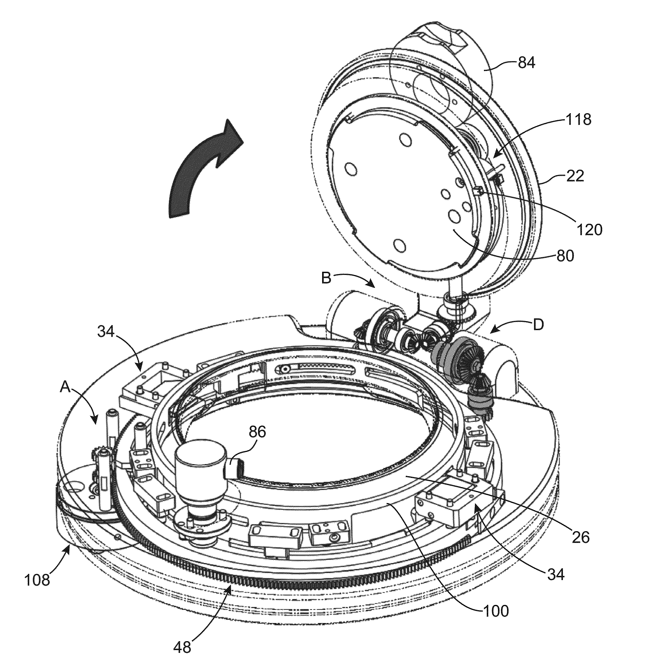 Device providing fluidtight connection with improved operational safety