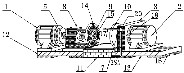 An electrical control wind power processing device