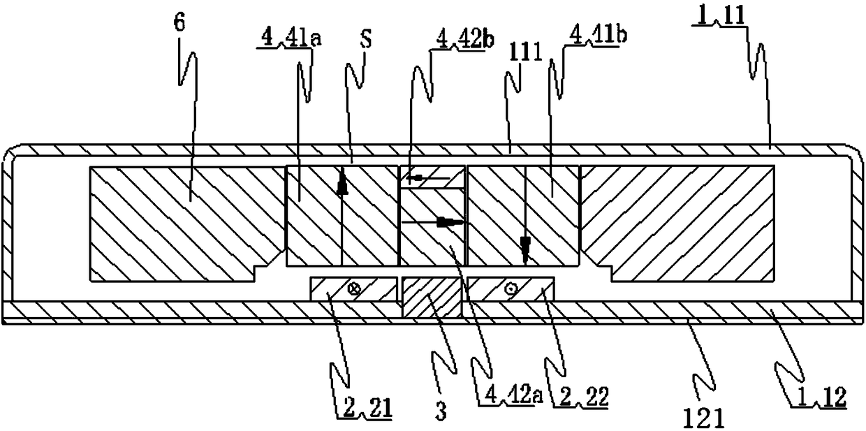 A linear vibrating motor