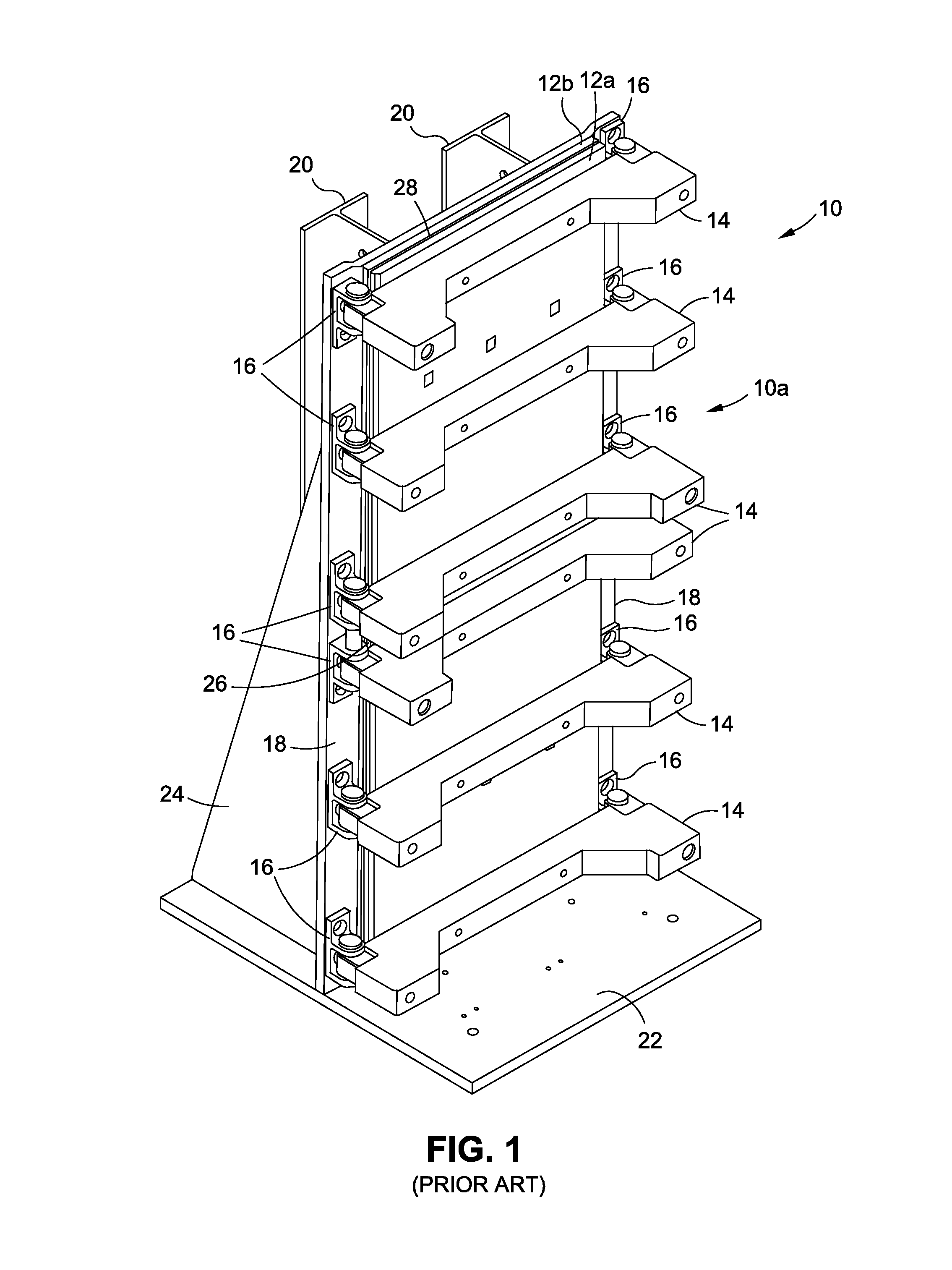 Apparatus, system and method for compression testing of test specimens