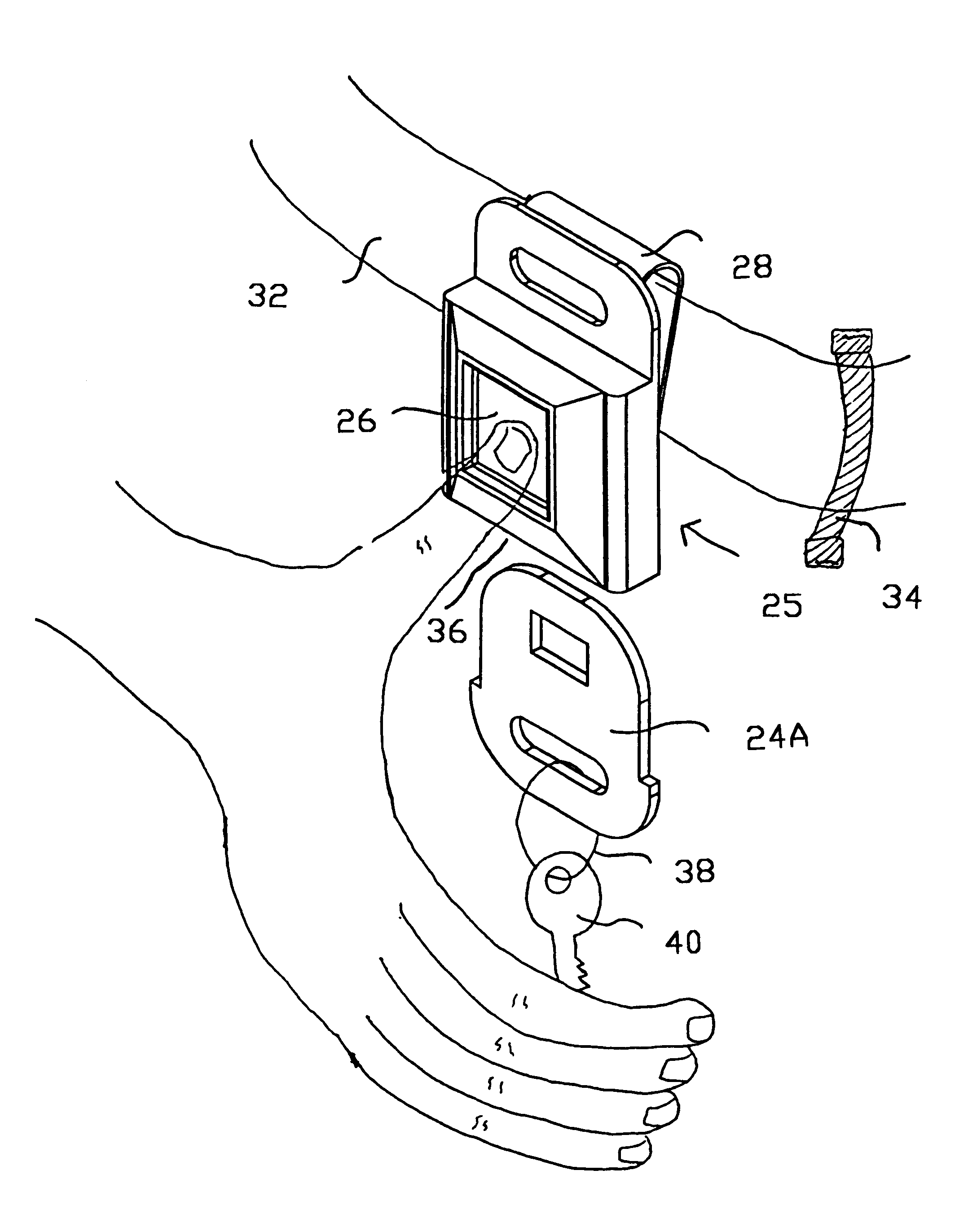 Waist mounted accessory holder