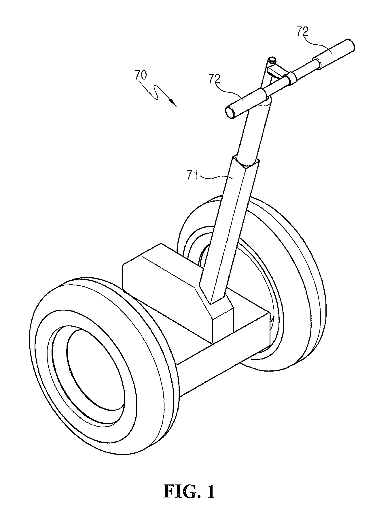 Hands-free electric scooter