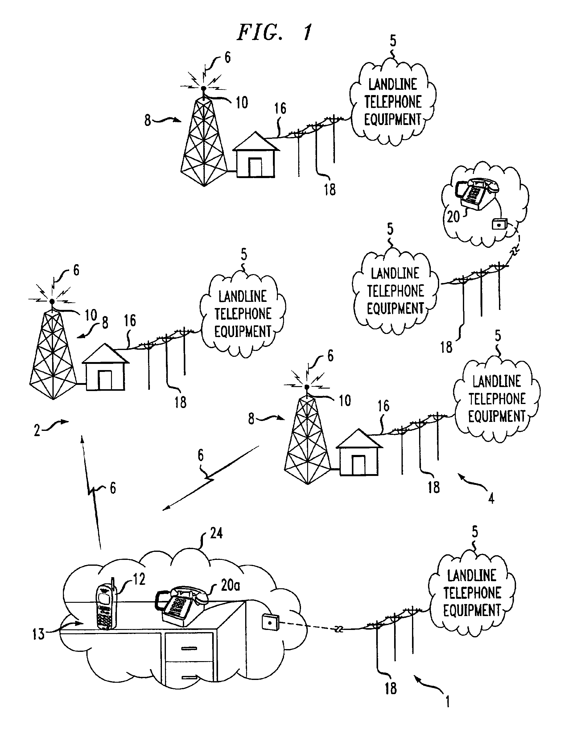 Method for call forwarding a call from a mobile telephone