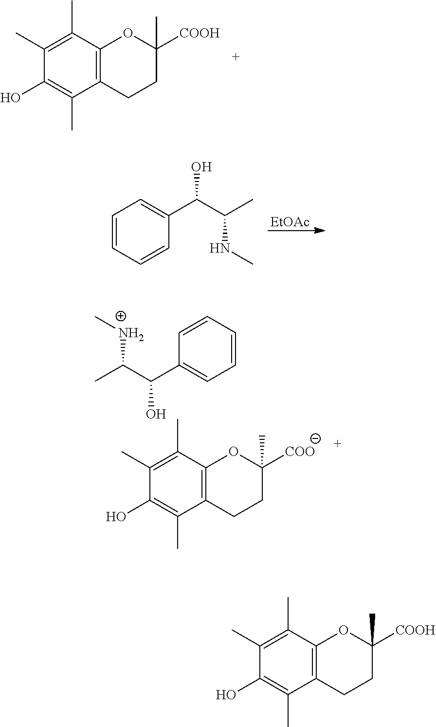 Methods for chiral resolution of trolox