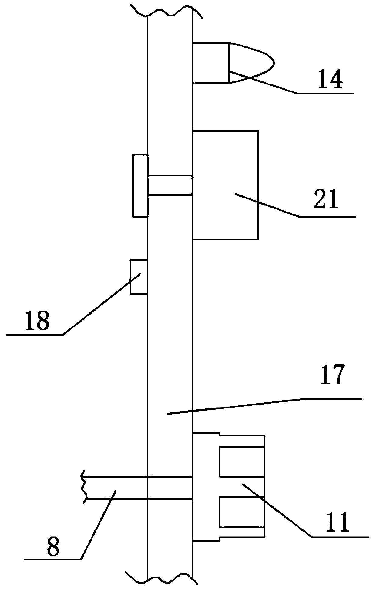 Detection device for gearbox production