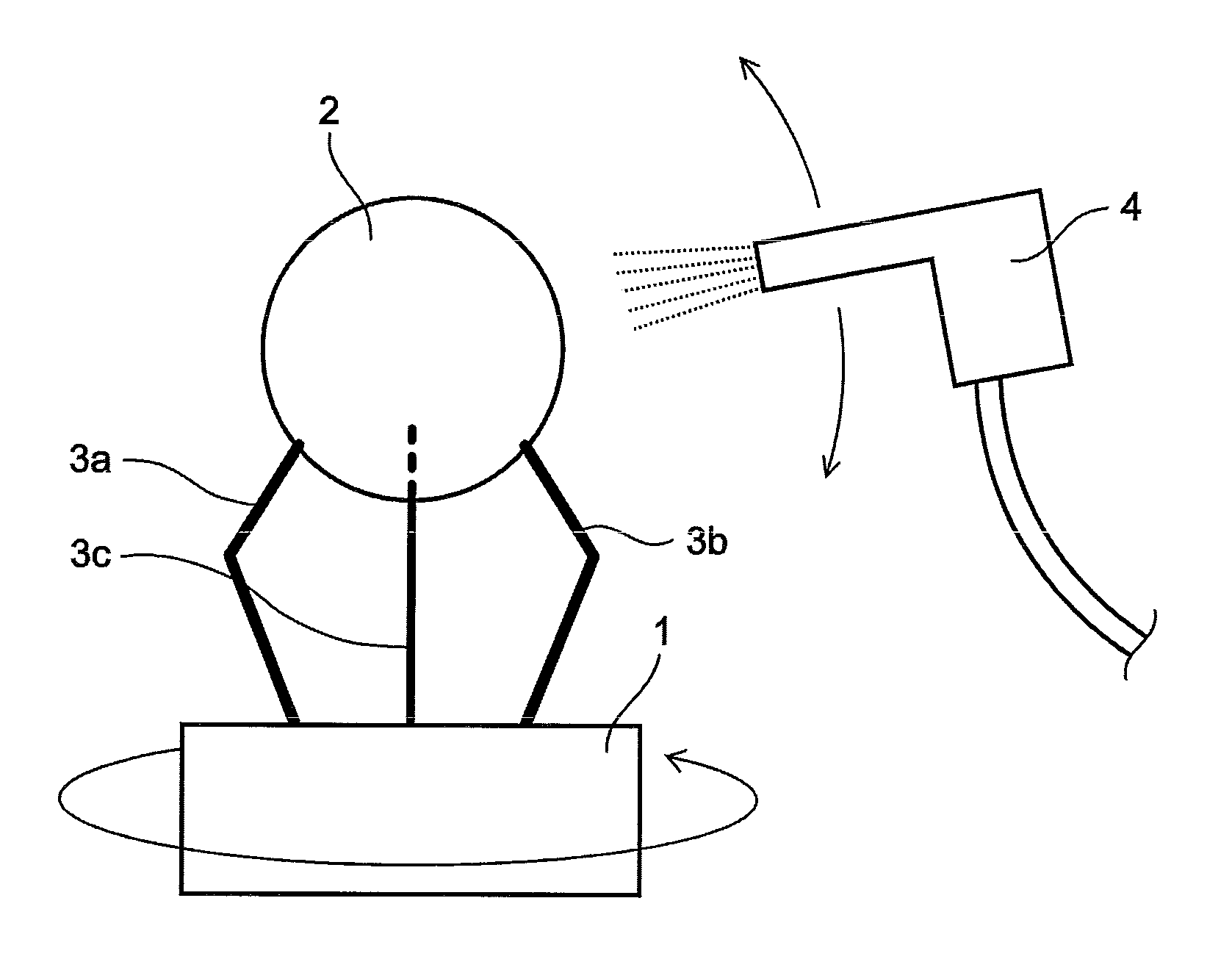 Painted golf ball and method for producing the same