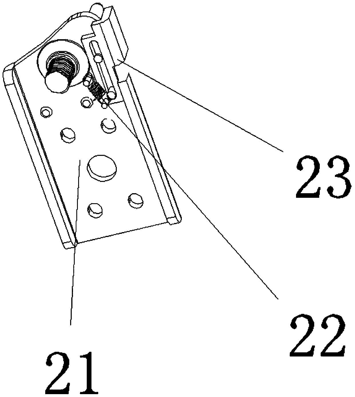 Refrigerator hinge assembly and refrigerator using same