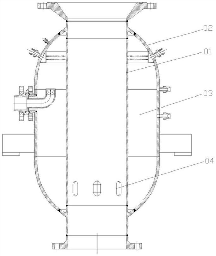 Machining stress removal system and method of low-frequency pulsation suppression device for ground tests