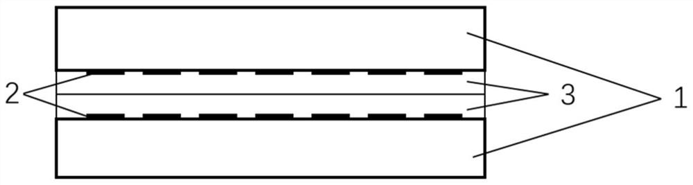 Sealing method of quartz substrate with metal electrode and special clamp thereof