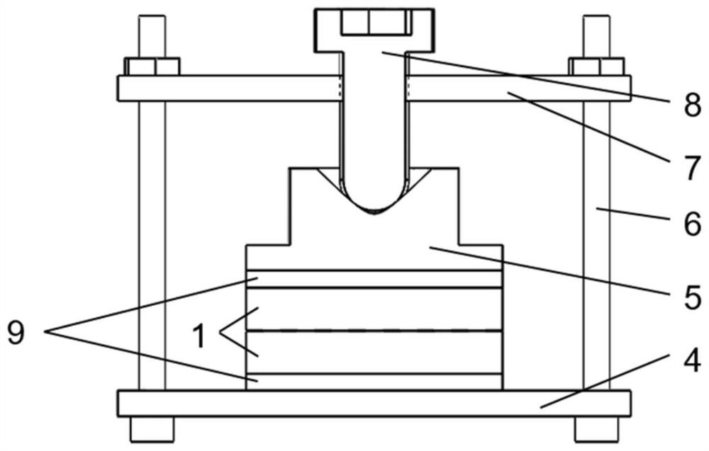 Sealing method of quartz substrate with metal electrode and special clamp thereof