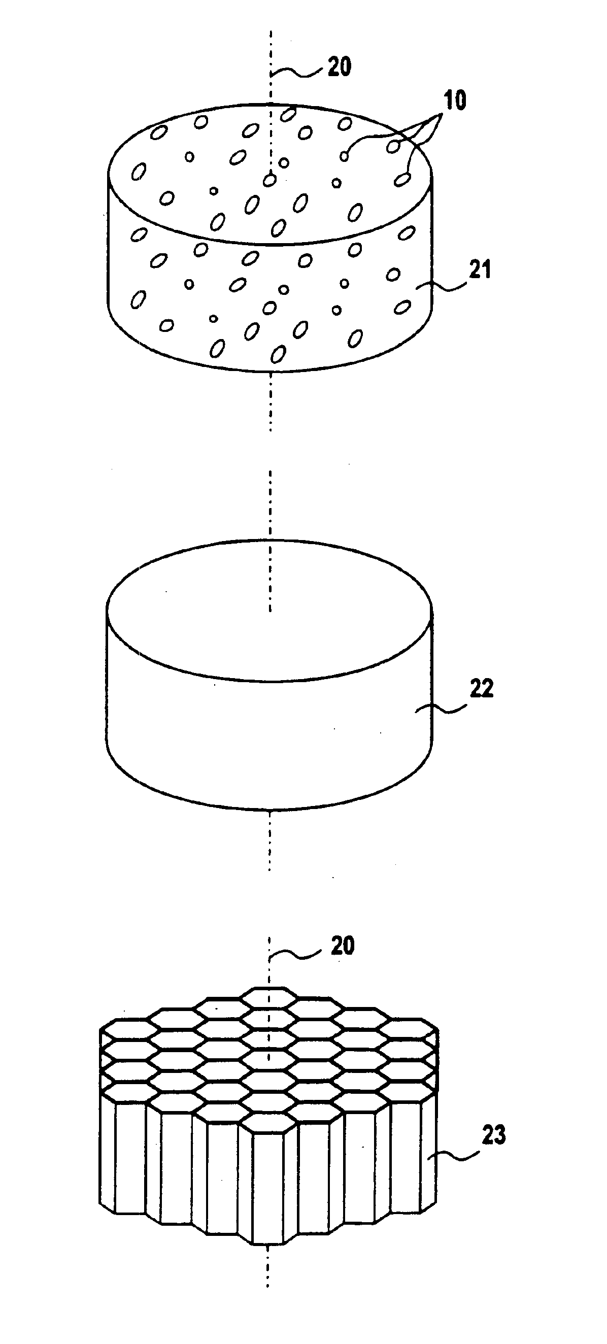 Shock wave source with a wave damping coil carrier
