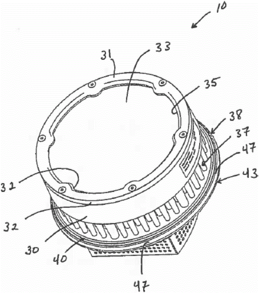 Locomotive head lamp