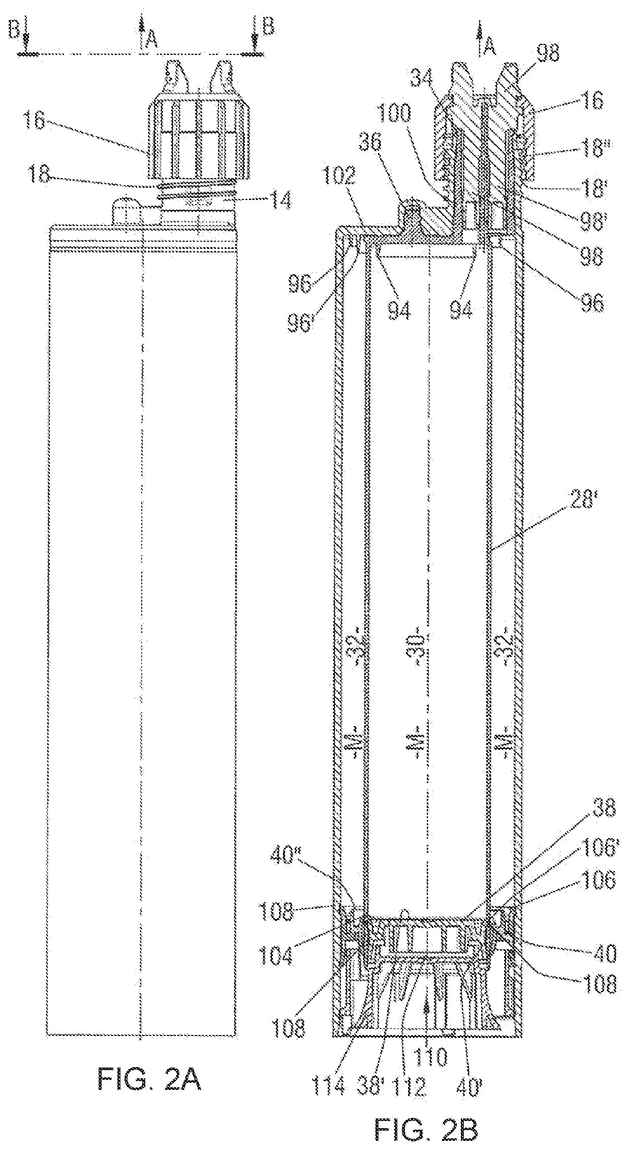 Coaxial cartridge for multi-component materials and method of assembling a coaxial cartridge