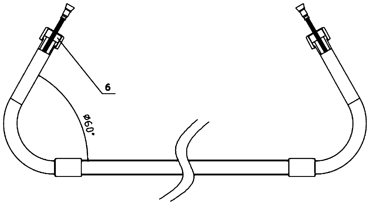 Temperature control medium conveying pipeline capable of being quickly assembled