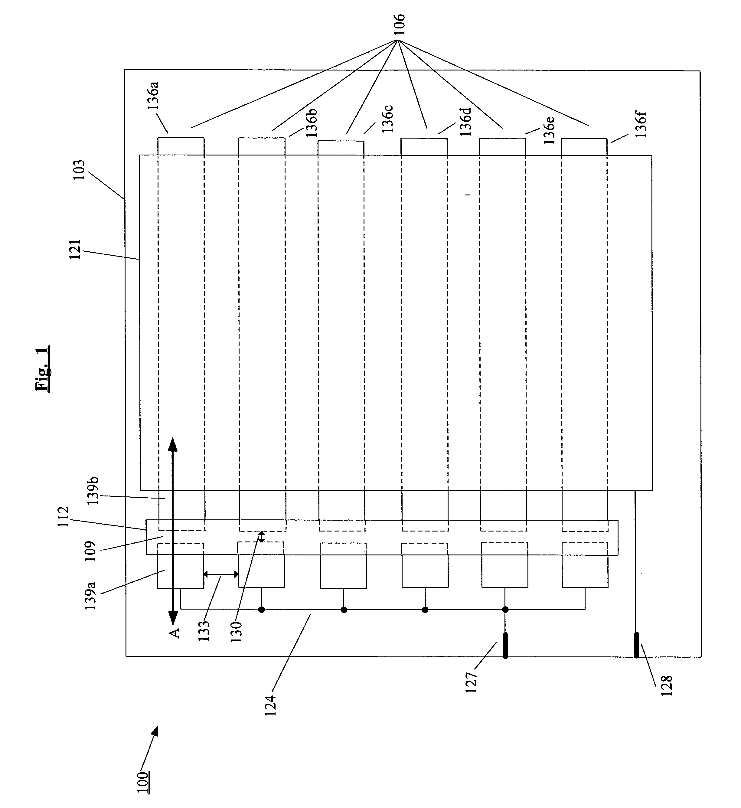 Integrated fuses for OLED lighting device