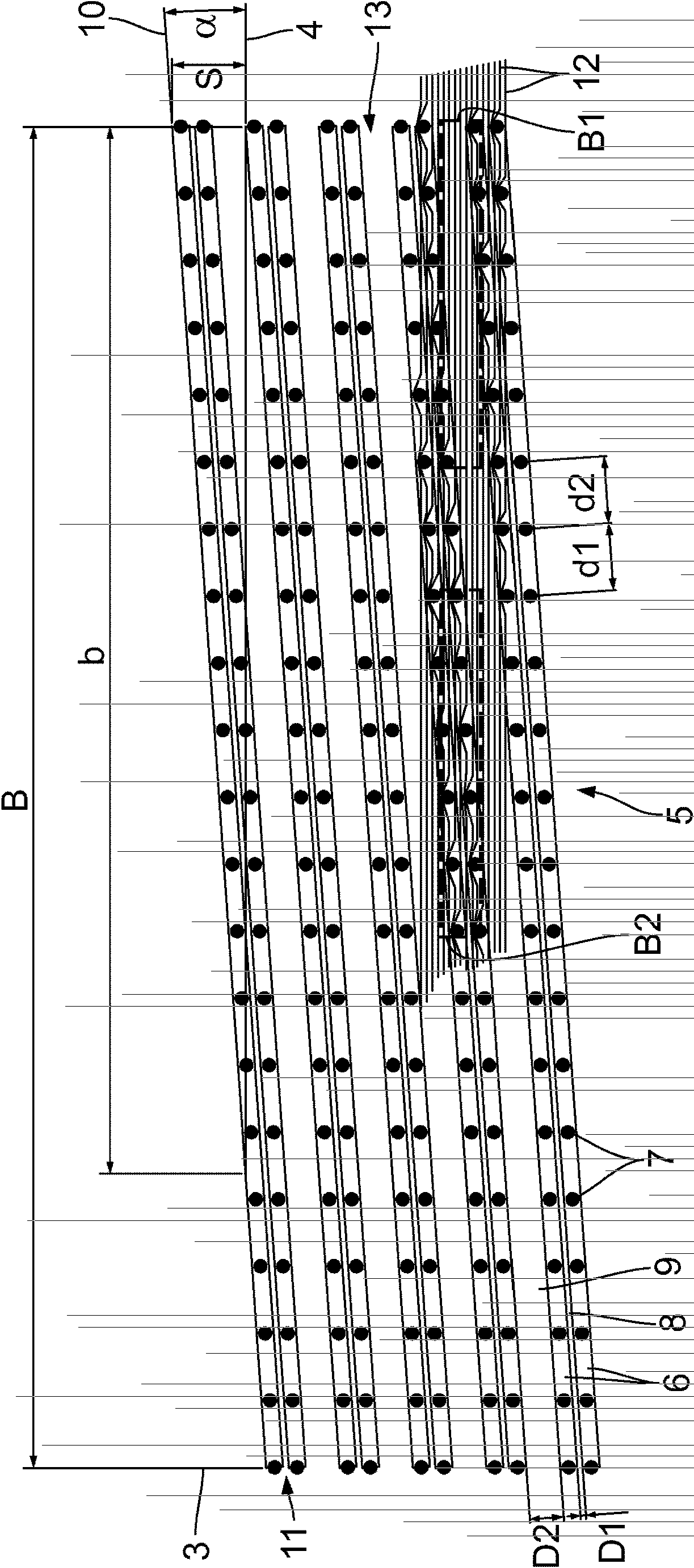 Comb segment for a circular comb