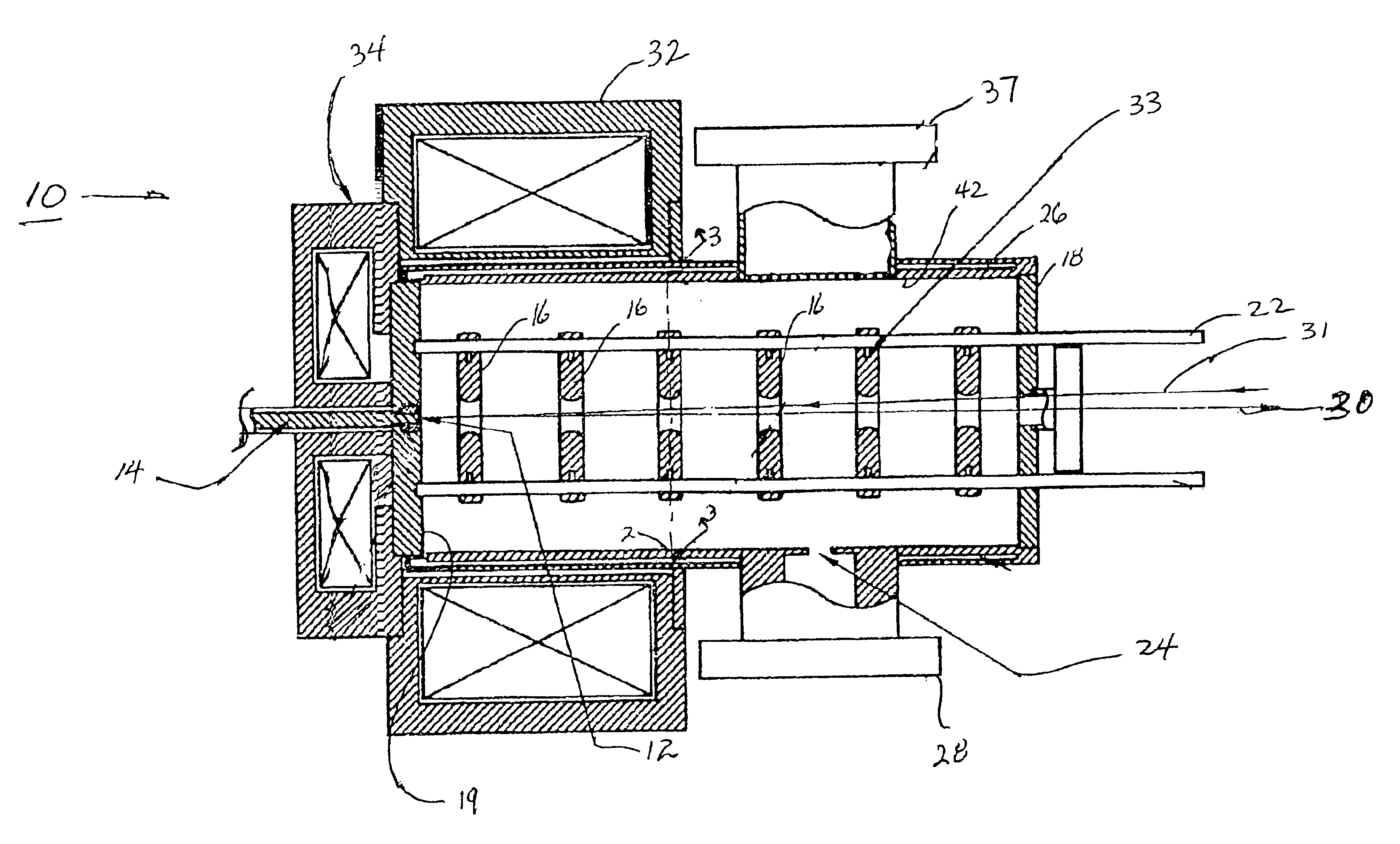 Photoelectron linear accelerator for producing a low emittance polarized electron beam