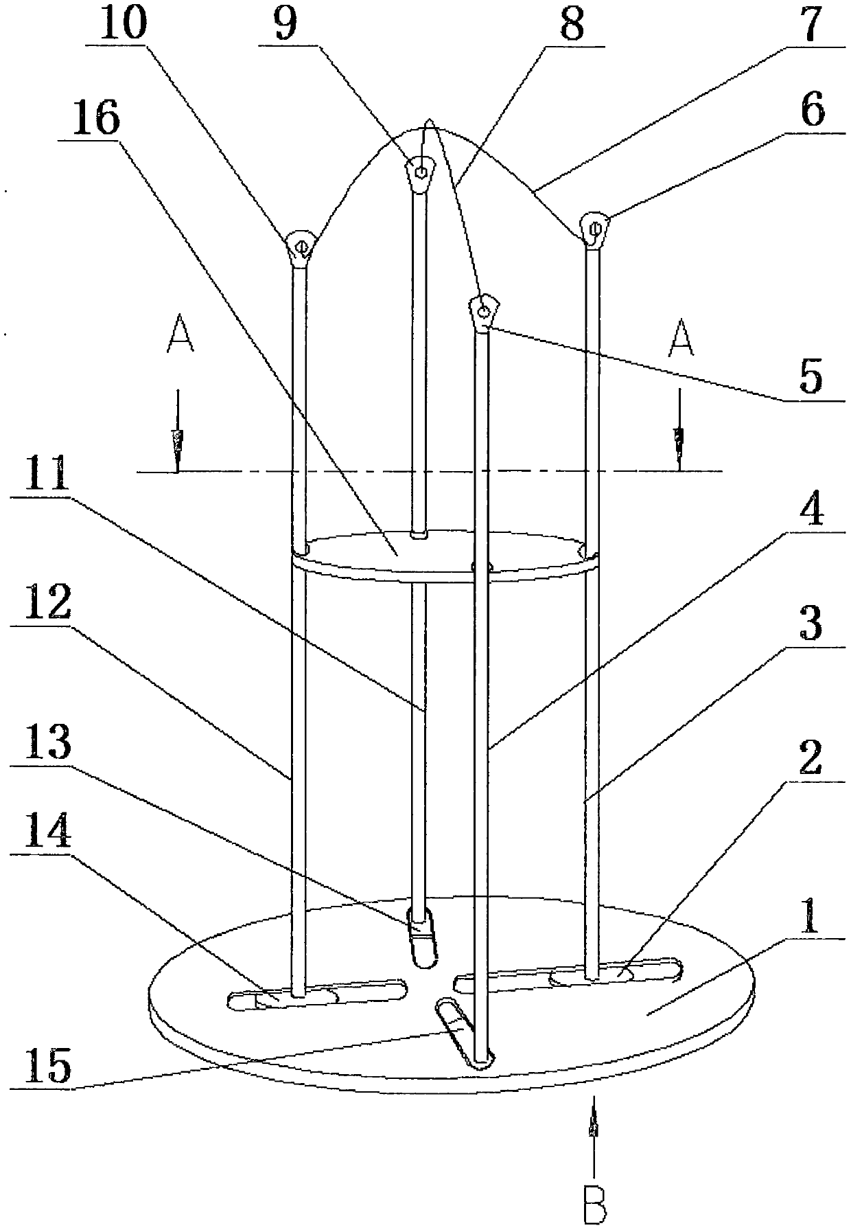 Stator punching sheet storage and transportation device