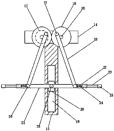 Centrifugal separator with wall scraping function