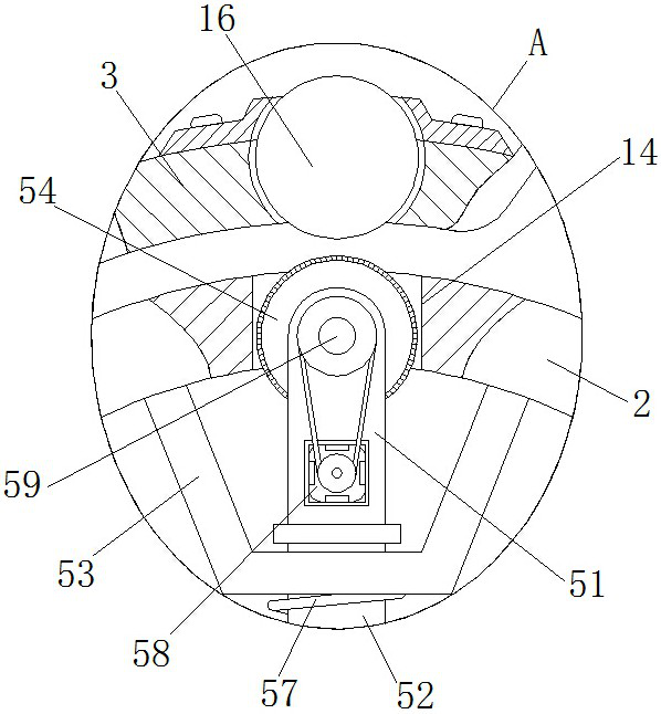 A biological filter paper folding ring bonding device