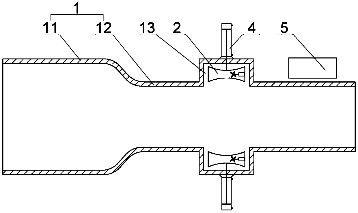 A compressor gas kinetic energy recovery device