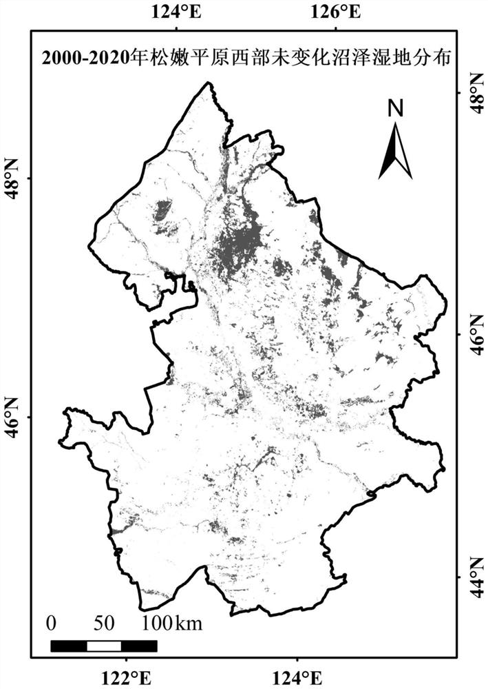Method for predicting net primary productivity of vegetation in regional marsh wetland