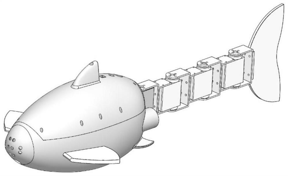 Multi-joint robotic fish and motion control method thereof