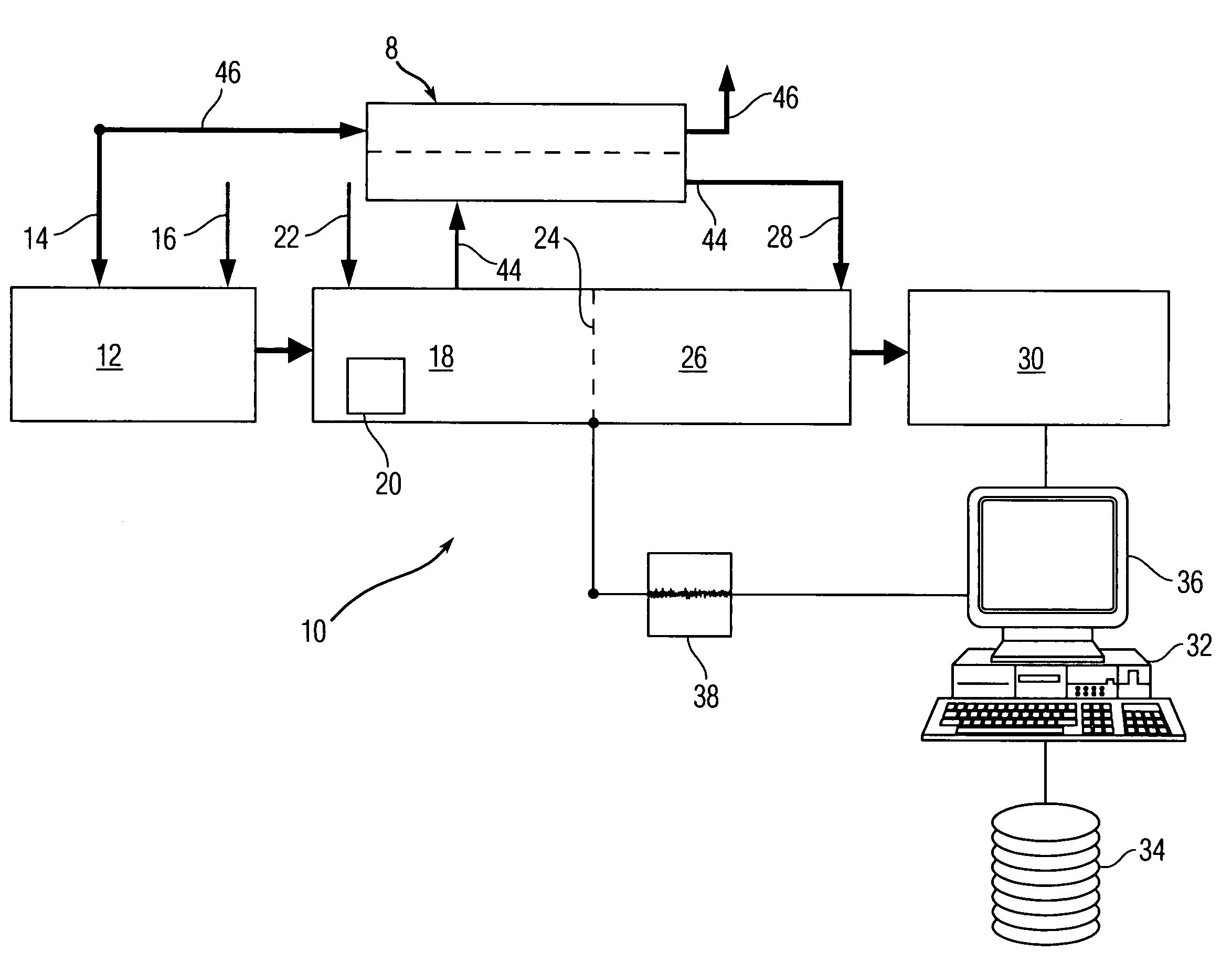 Apparatus and method for water vapor removal in an ion mobility spectrometer