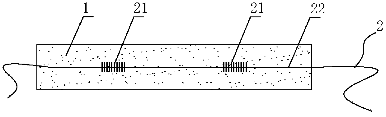 Fiber grating intelligent plate made of fiber reinforced polymer in pulling extrusion and continuous forming mode and manufacturing method thereof